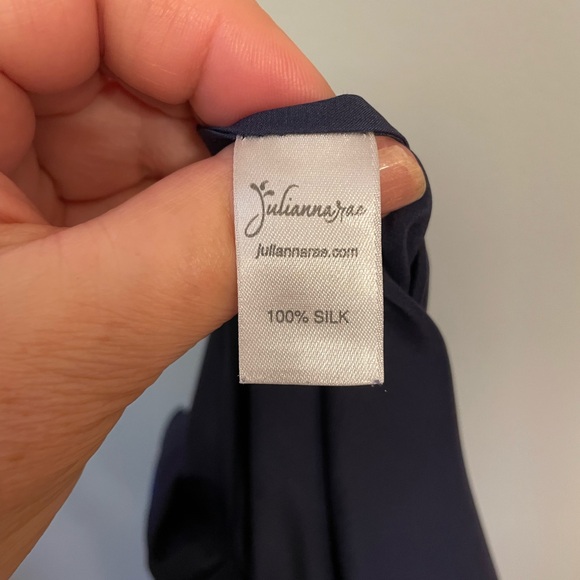 NWOT Juliannarae The Serendipity Silk Pajama Pant Navy XSP - Picture 6 of 6